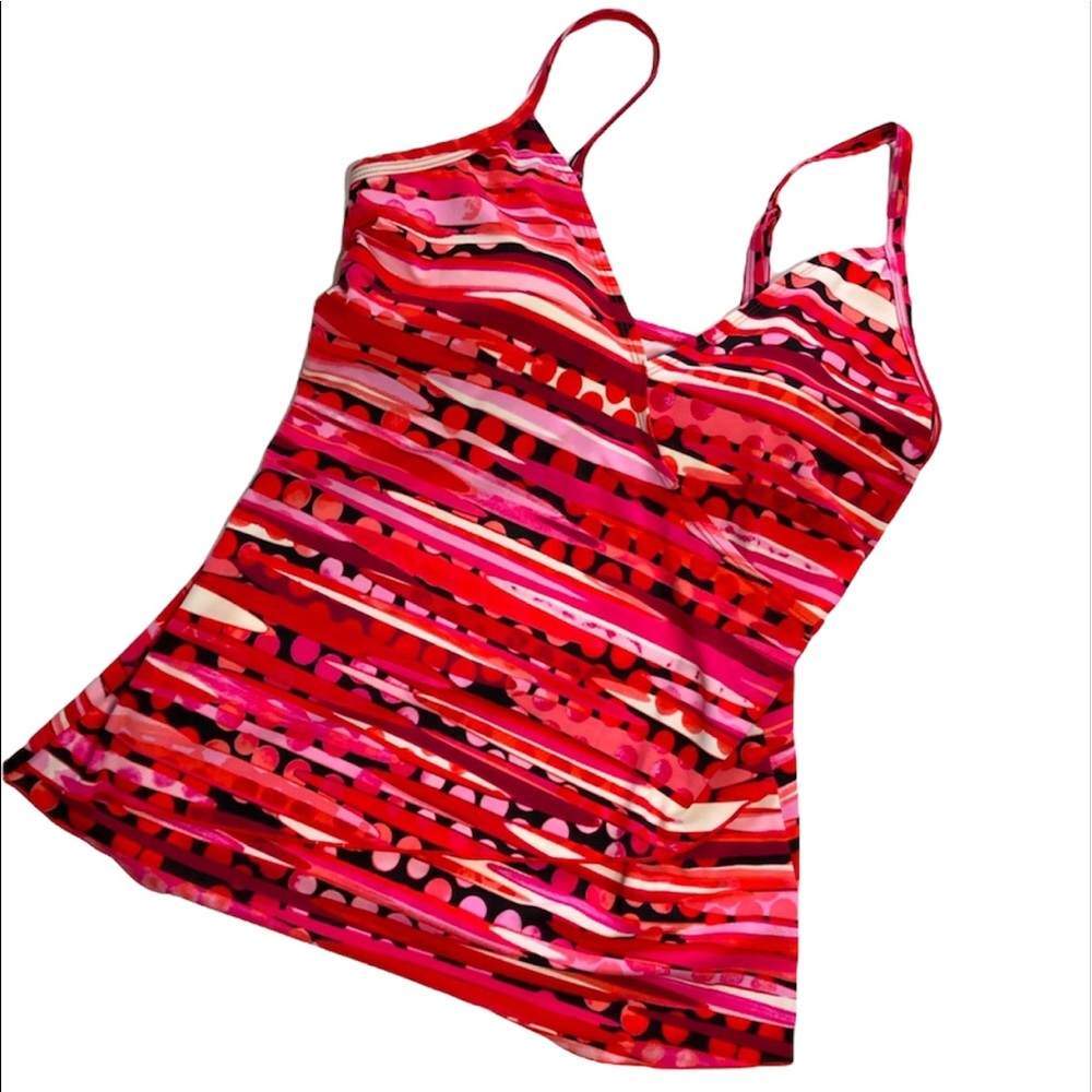 Silhouette Solution Pink/Rose Swim Top Siz…